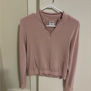 Gymshark Blush Pink Quarter-Zip Sweatshirt
